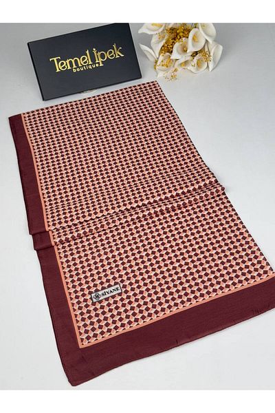 Siyane Σάλι από βαμβακερό ύφασμα με σχέδιο 75x190 cm