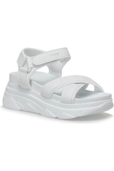lumberjack GRITTY 3FX WHITE PADDED HEEL ANATOMICAL SANDALS
