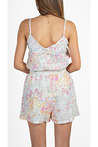 Cherry Lane Ethnic Patterned Linen Tank Top and Shorts Set