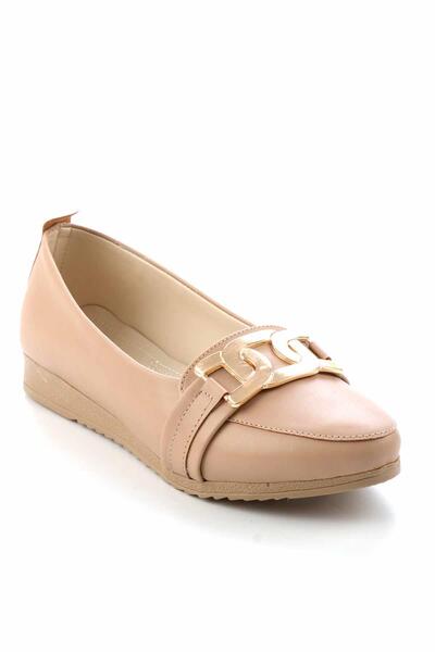 Bambi Nude Kadın Loafer Ayakkabı K01823020609