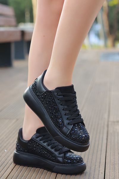 kajal ayakkabı BLN 545 Pantofi sport cu imprimeu cu piatră