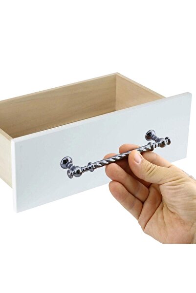 Badem10 Mobilier din metal afumat cu melc (128MM-12.8CM) Mânere pentru dulapuri de bucătărie