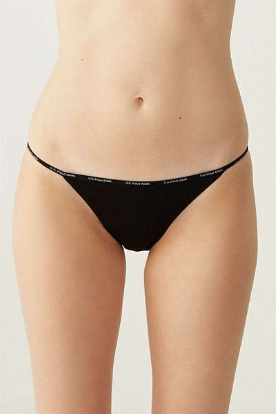 U.S. Polo Assn. Women's Skin Multicolor 3-Piece Thong Slip Set - Skin - Ilc2.67N00Z0-Lt