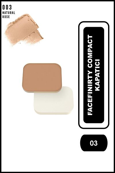 Max Factor Facefinity Compact - 03 Rose Fdt Refill