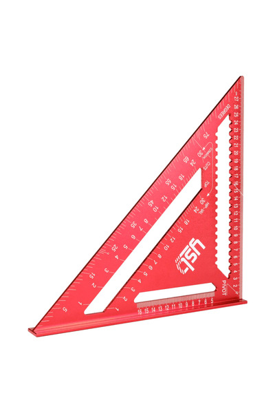 YSB Alüminyum Üçgen Marangoz Gönye 30 cm