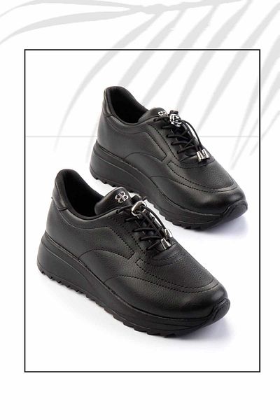 Bambi Women's Black Casual Shoes K01671666509