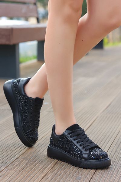 kajal ayakkabı BLN 545 Pantofi sport cu imprimeu cu piatră