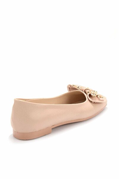 Bambi Nude Kadın Loafer Ayakkabı K01641121409