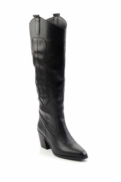 Bambi Siyah  Kadın Çizme K03192182009