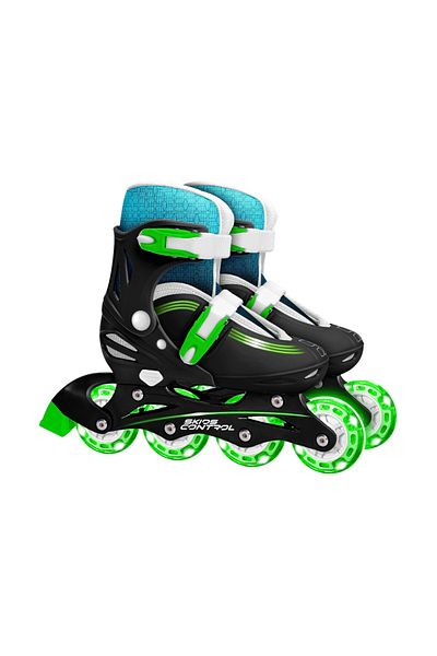 Homio 2 in 1 adjustable roller skates for children, Homio, multicolor, wheels with lights, size 30-33, Skids Control