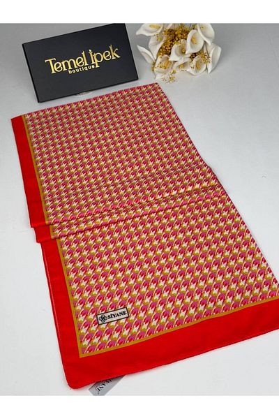 Siyane شال قماش قطني منقوش 75x190 سم