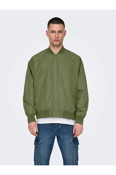 Only & Sons Onsgavın Bomber Jacket Otw Khaki Men's Jacket 22030757