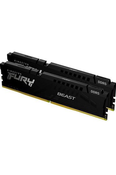 Kingston Memorii Kingston Fury Beast, 16GB(2x8GB), DDR5-5200Mhz, CL40, Dual Channel