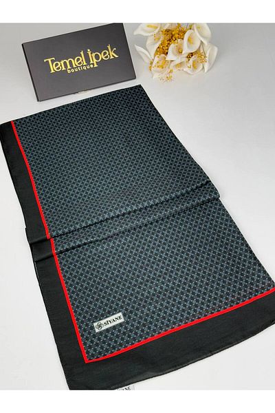Siyane Σάλι από βαμβακερό ύφασμα με σχέδιο 75x190 cm