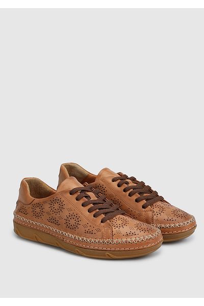 Eclipse Tan Leather Women's Shoes