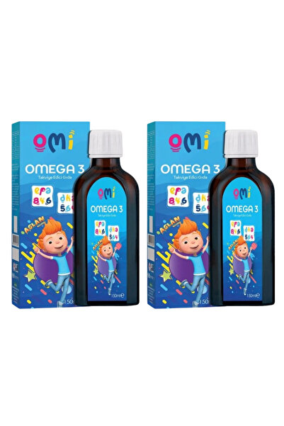 OMİ 2 Pcs Omi̇ Omega-3 150ml Syrup