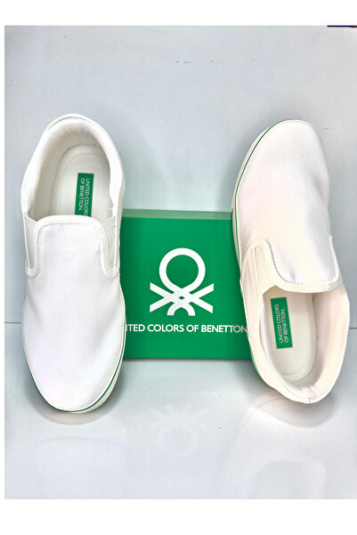 SHOP MALL Summer Cloth Espadrille Style Comfortable and Stylish Men's Casual White Shoes