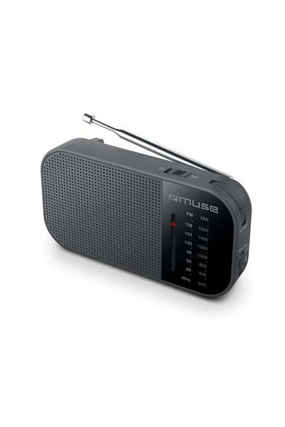 Muse Muse M-025 R Portable Radio, FM/MW (Black)