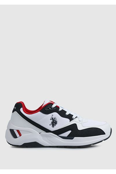 U.S. Polo Assn. Λευκό Husky ανδρικό αθλητικό παπούτσια
