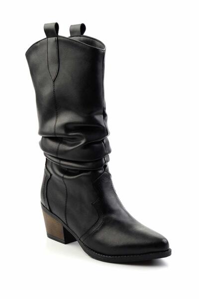 Bambi Siyah  Kadın Çizme K03069010009