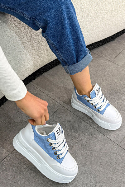 Mamito Ayakkabı FRM 017 Pantofi de in cu șireturi cu talpă înaltă