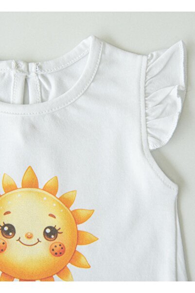 kitikate Organic Mellow 2-Piece T-Shirt White Pink