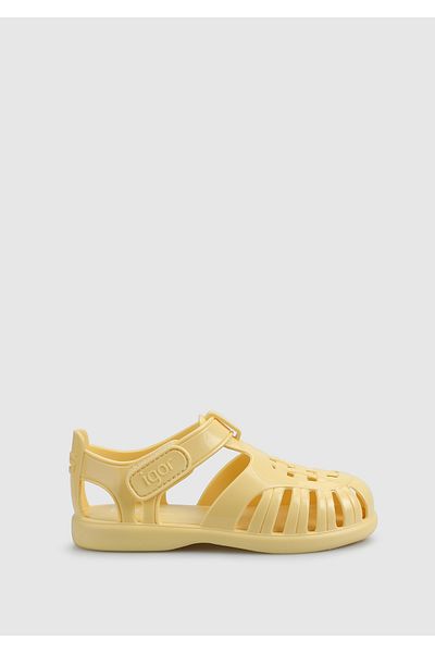IGOR Yellow Flat Sandals for Girls