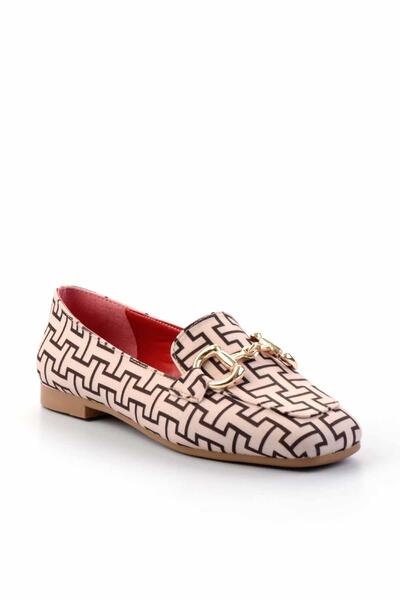 Bambi Bézs nyomott szövet női balerina balett K 01641167204