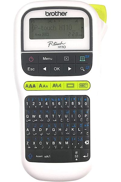Brother PT H110 Portable Label Printer Arabic English