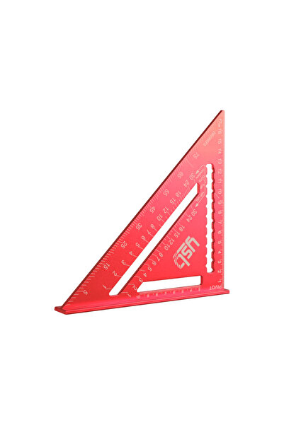 YSB Alüminyum Üçgen Marangoz Gönye 18 cm