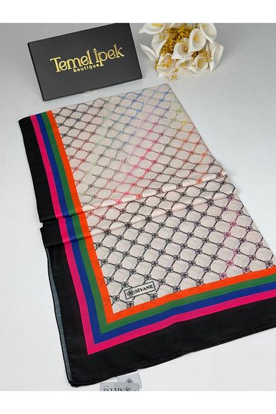 Siyane Patterned Cotton Fabric Shawl 75X190 cm