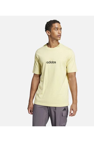 adidas Sportswear Essentials Linear Single Jersey Ανδρικό μπλουζάκι με κοντό μανίκι Je9003