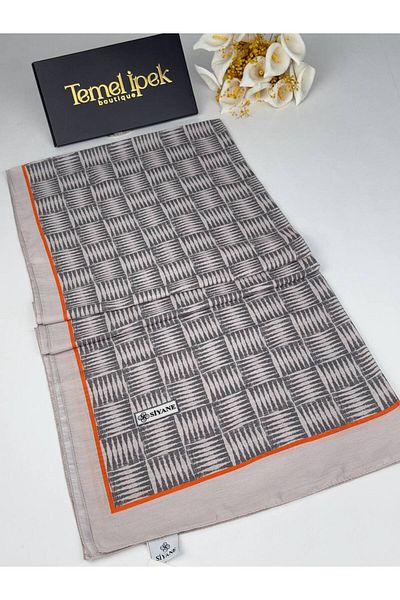 Siyane Σάλι από βαμβακερό ύφασμα με σχέδιο 75x190 cm