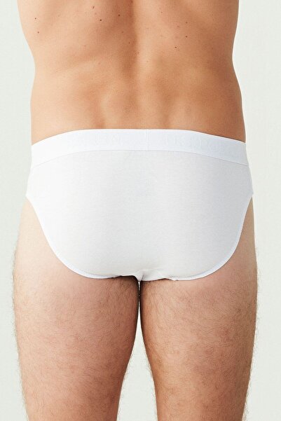 U.S. Polo Assn. Ανδρικό Λευκό Μονόχρωμο Slip 3'erlique Cotton-Modal