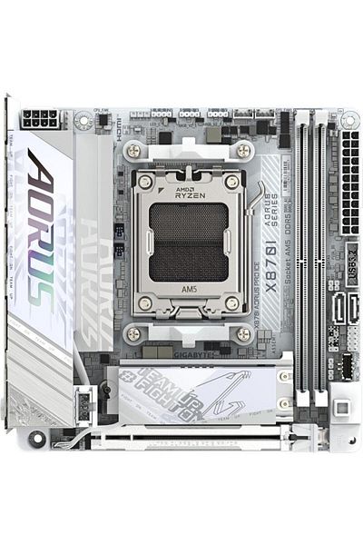 Gigabyte Placa de baza GIGABYTE X870I AORUS PRO ICE, AMD X870, AM5, mITX, DDR5