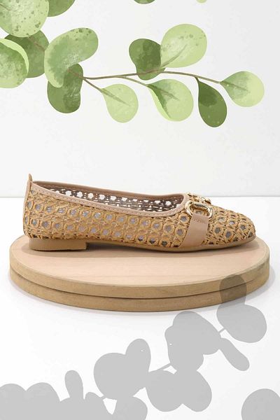 Bambi Camel Knit Damen-Espadrille K 01641167116