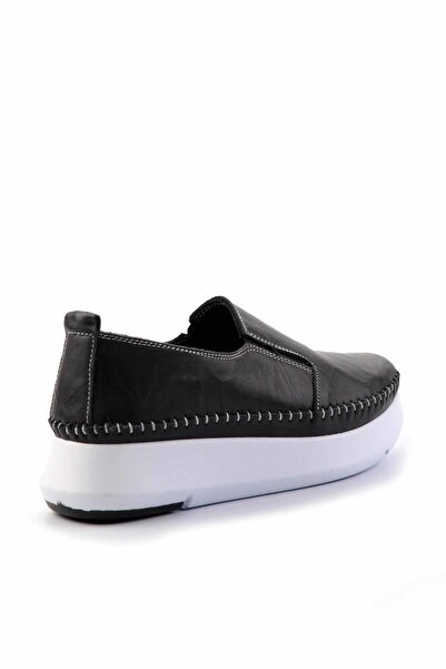 Bambi Black Leather Women's Casual Shoes K01908005803