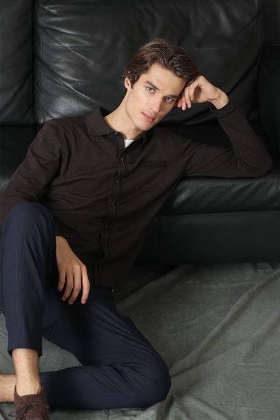 Lufian Orka Men's Sweater Brown
