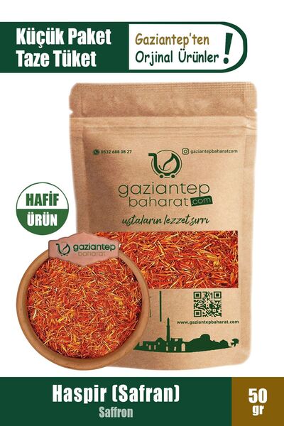 Gaziantep Baharat Haspir (SAFRAN) 50gr – (Aspir – Safran Çiçeği)