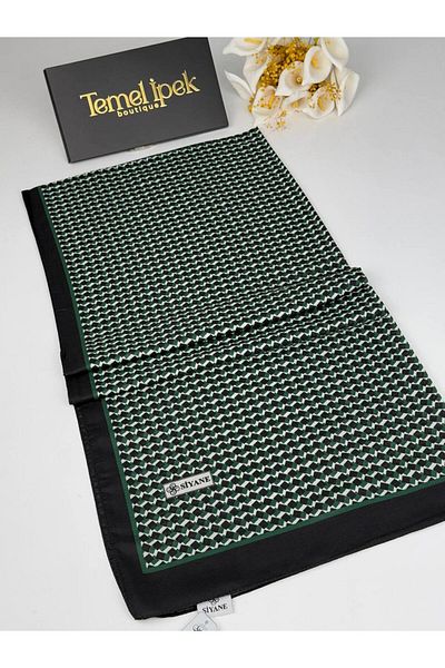 Siyane Σάλι από βαμβακερό ύφασμα με σχέδιο 75x190 cm