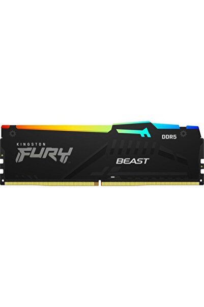 Kingston Memorie Kingston FURY Beast RGB, DDR5, 8GB, 5600MHz, CL36, 1.35V