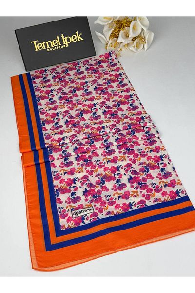 Siyane Patterned Cotton Fabric Shawl 75X190 cm