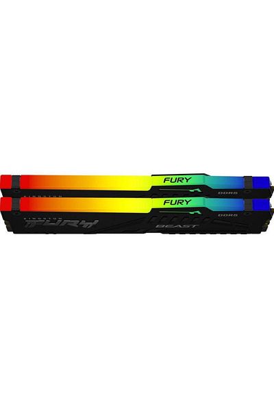 Kingston Memorii Kingston FURY Beast RGB, 32GB (2x16GB), DDR5, 5200MHz, CL40