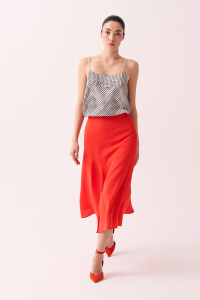 Jus De Pommes MERCAN RENGİ GODELİ MİDİ BOY ETEK