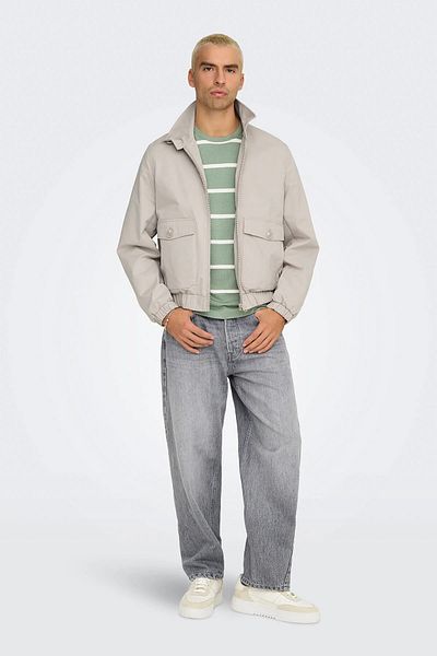 Only & Sons Onsron Harrington Jacket Otw Vd Beige Men's Jacket 22031608