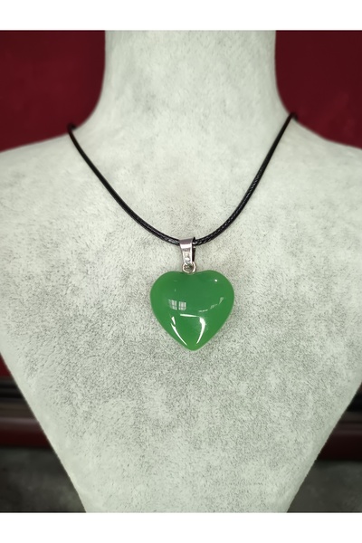 Mos Tespih قلادة من حجر الأفينتورين الطبيعي برباط من الجلد