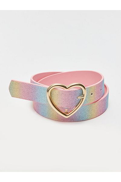 LC Waikiki LCW ACCESSORIES Многоцветен блестящ колан за момиче