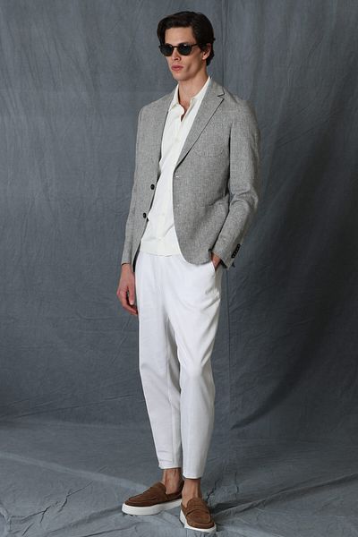 Lufian Philip Sports Men's Blazer Jacket Slim Fit Gray