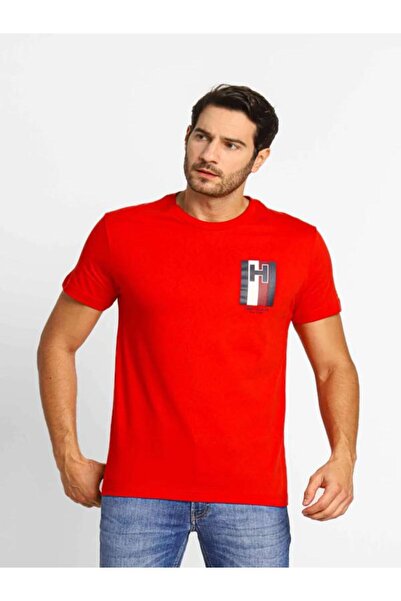 Tommy Hilfiger Men's H Emblem Regular Slim Fit T-Shirt