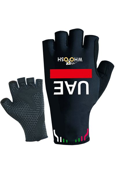 Choice One Size black 2025 UAE Sports Cycling Gloves Half Finger Men Women Road Bike Gloves Running Fitness